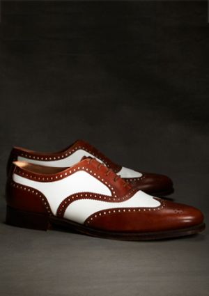 Shoes for men - 1920s style clothing menswear - gatsby brooks brothers MH00324_BROWN-WHITE_G.jpg